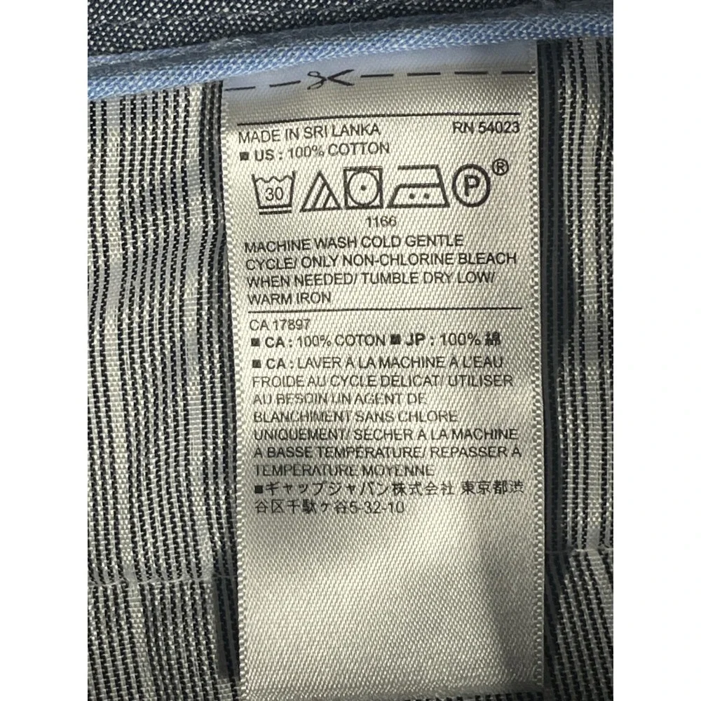 Banana Republic Slim Fit Chino Pants Light Blue Textured Cotton Blend 32x30 NEW